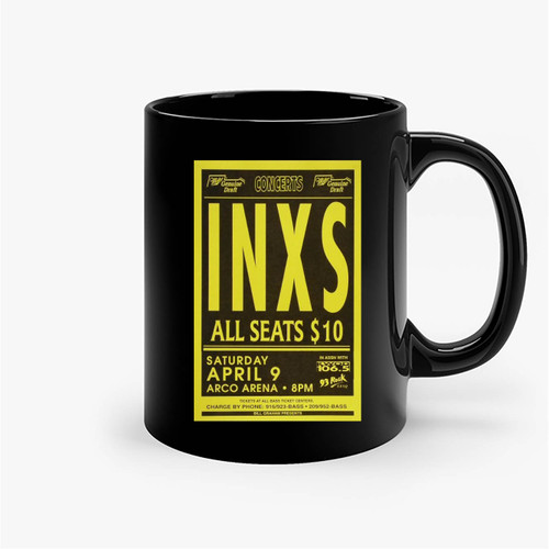 Inxs Vintage Concert 1 Ceramic Mug