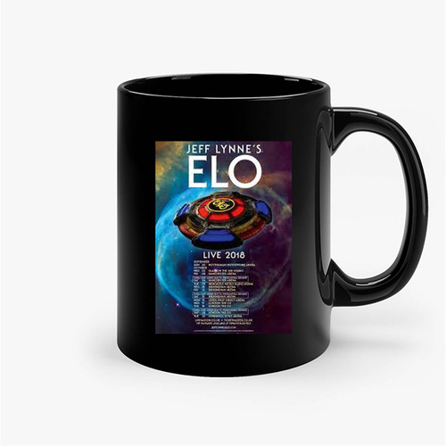 Jeff Lynne Elo Uk Concert Tour Ceramic Mug