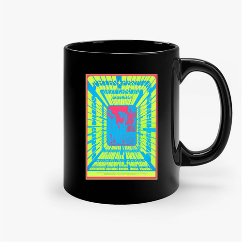 Jefferson Airplane Psychedelic 1960S Rock And Roll Concert Ceramic Mug