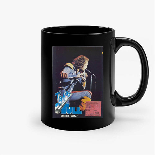Jethro Tull British Tour 77 Ceramic Mug