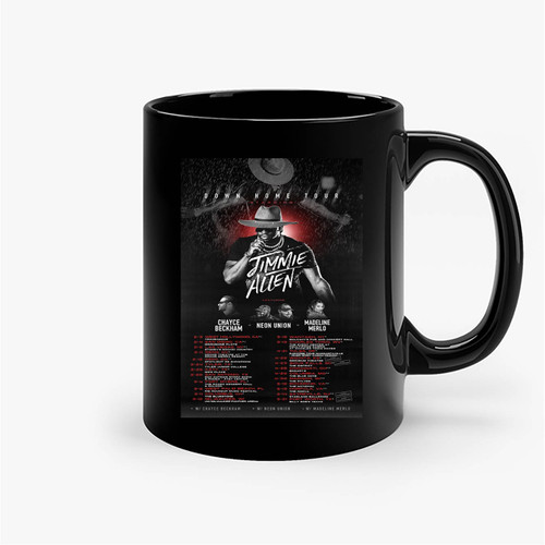Jimmie Allen Announces Additional Dates And Support Acts For Down Home Tour 2022 Ceramic Mug
