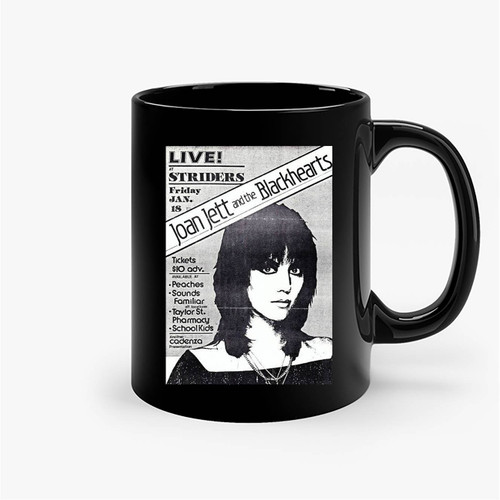 Joan Jett And The Blackhearts Concert Ceramic Mug