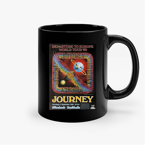 Journey Departure 1980 Concerto Concert Ceramic Mug