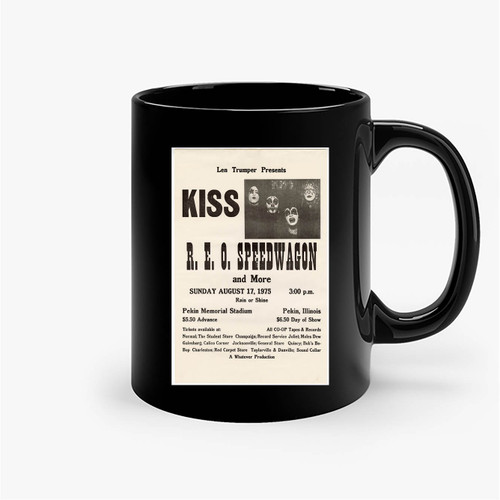 Kiss With Reo Speedwagon Ceramic Mug