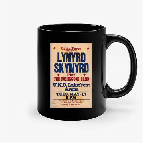 Lynyrd Skynyrd 1988 Concert Ceramic Mug