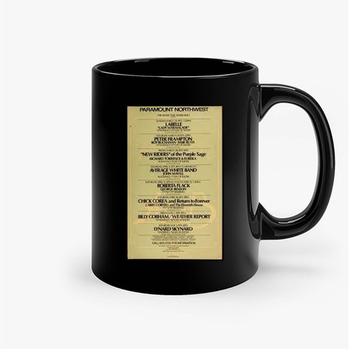 Lynyrd Skynyrd Original Concert Ceramic Mug