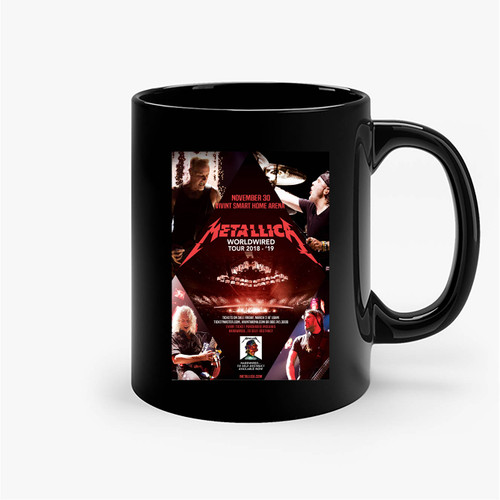 Metallica Concert 2018 Slc Hardwired Tour Ceramic Mug