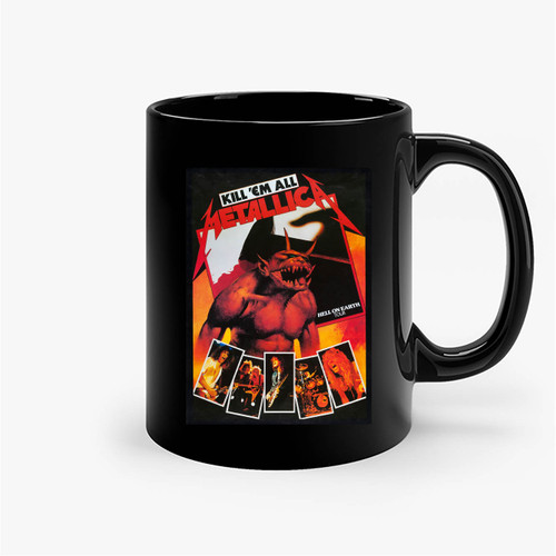 Metallica Kill 'Em All Hell On Earth Tour Ceramic Mug