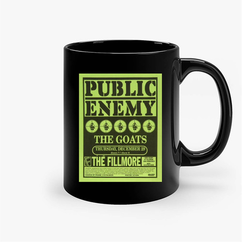 Public Enemy Vintage Concert Ceramic Mug