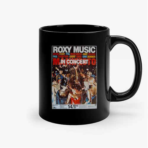 Roxy Music Frankfurt 1979 Vintage German A1 Concert Ceramic Mug