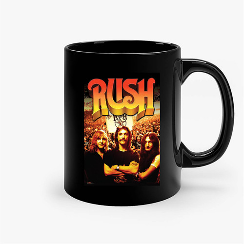 Rush Band And Concert Background Ceramic Mug