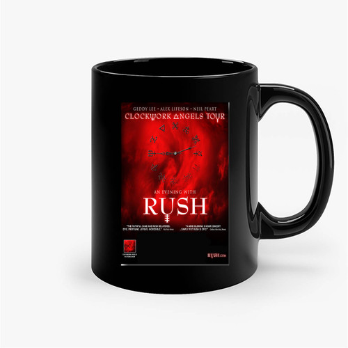 Rush Concert Clockwork Angels Admat Ceramic Mug