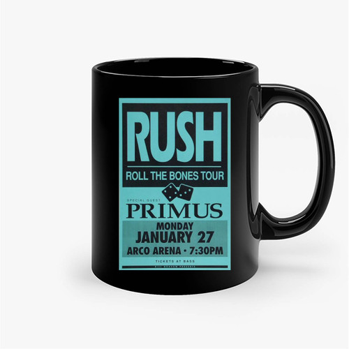 Rush Vintage Concert Ceramic Mug