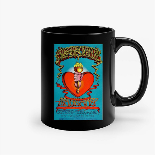 Santana Janis Joplin San Francisco 1968 Ceramic Mug