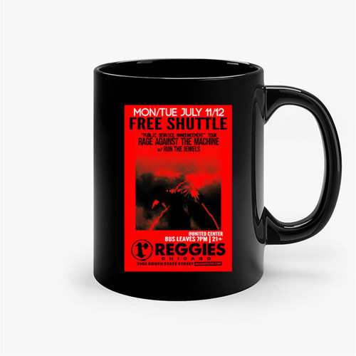 Shuttle To Rage Against The Machine Ceramic Mug