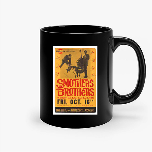 Smothers Brothers Original 1965 Concert Ceramic Mug