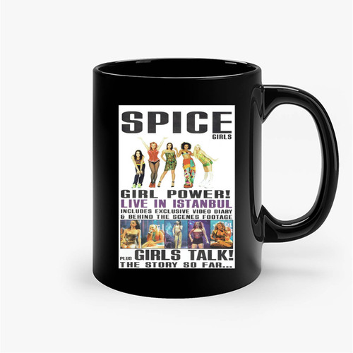 Spice Girls Girl Power Live In Istanbul Plus Girls Talk The Story So Far Ceramic Mug