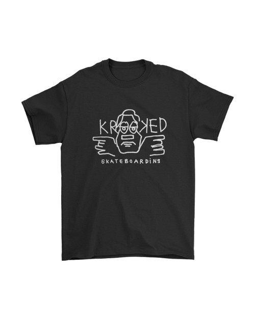 Krooked Dude Man's T-Shirt Tee Krooked Dude Man's T-Shirt Tee