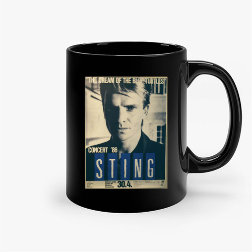 Sting Concert Tour 1986 Ceramic Mug