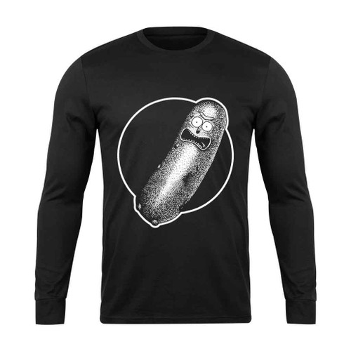 Dot Work Pickle Rick Long Sleeve T-Shirt