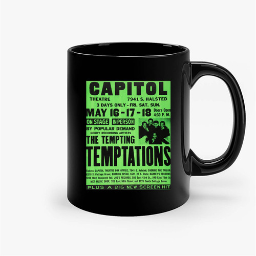 Temptations 1969 Chicago Concert Ceramic Mug