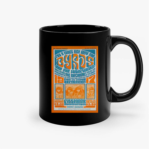 The Byrds Vintage Concert Ceramic Mug