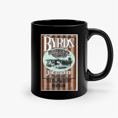 The Byrds Vintage Concert 6 Ceramic Mug