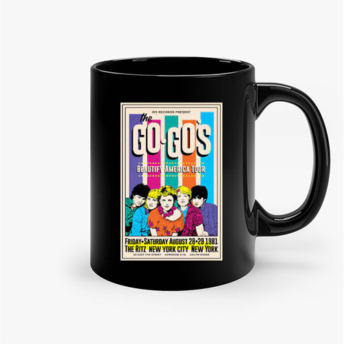 The Go-Gos Concert Ceramic Mug