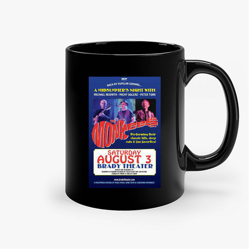 The Monkees 2019 Tour Tulsa Concert Ceramic Mug
