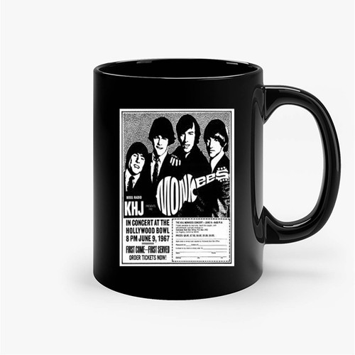 The Monkees At Hollywood Bowl Los Angeles California United States Ceramic Mug