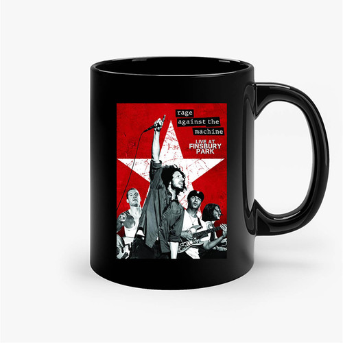 The Rage Factor Rage Against The Machine Live From London Ceramic Mug