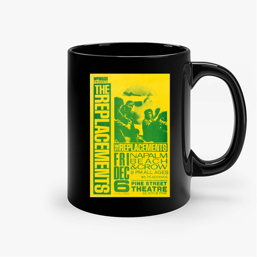 The Replacements Napalm Beach Pine Street Theatre Concert Ceramic Mug