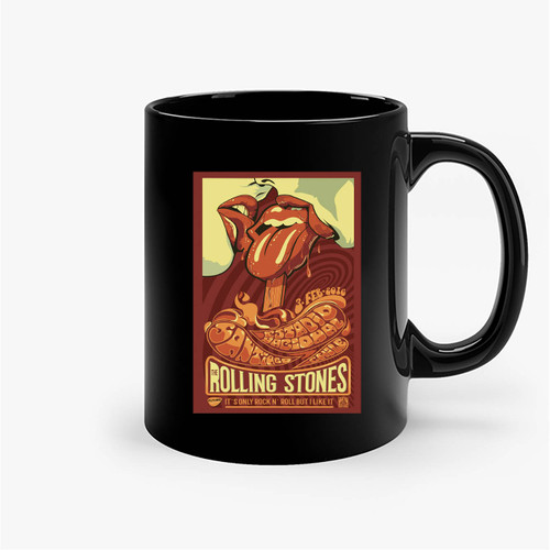 The Rolling Stones 2016 Santiago Chili Tour Ceramic Mug