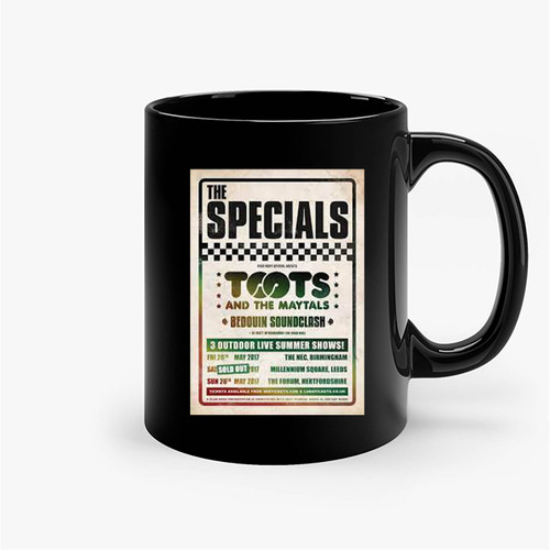 The Specials Toots And The Maytals Leeds 2017 Ceramic Mug