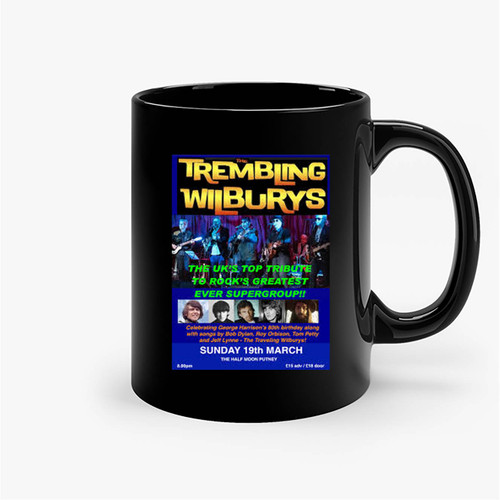 The Trembling Wilburys At Half Moon Ceramic Mug