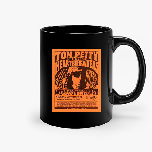 Tom Petty & The Heartbreakers Vintage Concert 1 Ceramic Mug