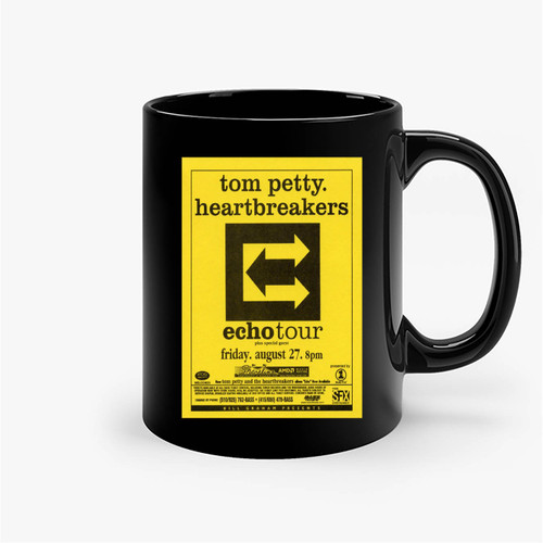 Tom Petty & The Heartbreakers Vintage Concert 5 Ceramic Mug