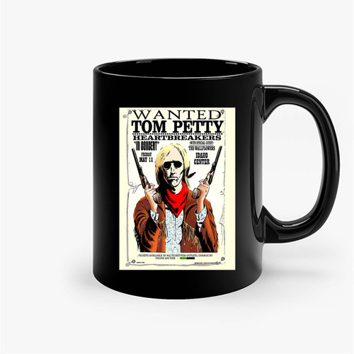 Tom Petty And The Heartbreakers Wanted Concert Ceramic Mug