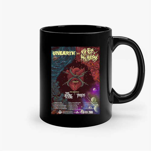 Unearth Announce U.S. Tour Ceramic Mug