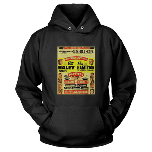 Bill Haley The Platters Bo Diddley 1956 Concert  Hoodie