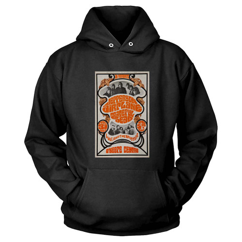 Grateful Dead Jefferson Airplane 1967 Bg-74 Toronto Concert  Hoodie