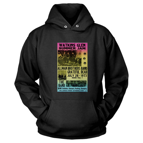 Luxe West Inc Allman Brothers Band & Grateful Dead Retro Concert  Hoodie