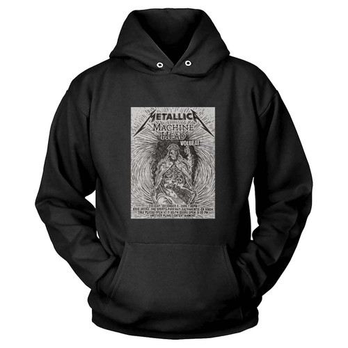 Metallica Original Pen And Ink Concert  Hoodie