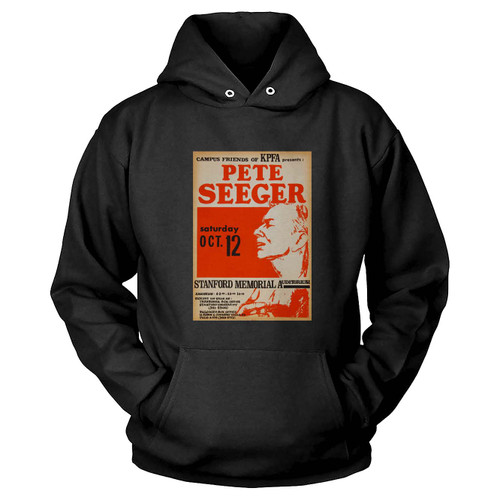 Pete Seeger 1968 Stanford University Concert  Hoodie