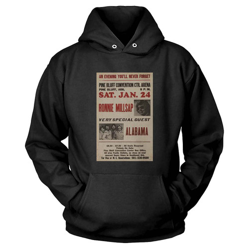 Ronnie Milsap With Special Guest Alabama January 24Th Vintage  Hoodie