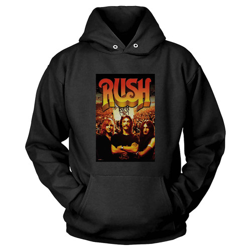 Rush Band And Concert Background  Hoodie