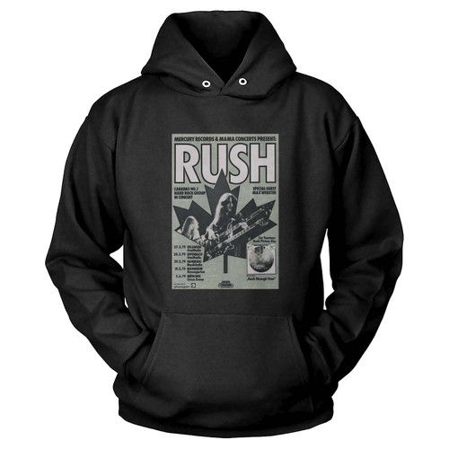 Rush Music Concert Mini  Hoodie