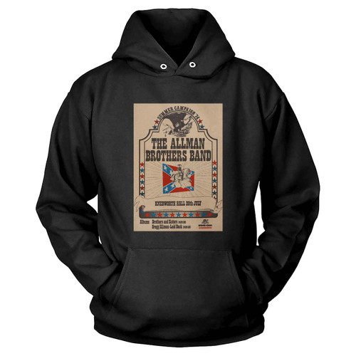 The Allman Brothers Band An Original Summer Campaign Knebworth Hall Concert  Hoodie