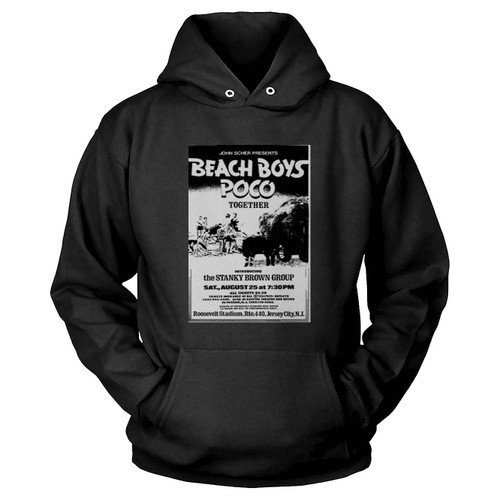 The Beach Boys Poco Stanky Brown Group At Roosevelt Stadium Jersey City New Jersey United States  Hoodie