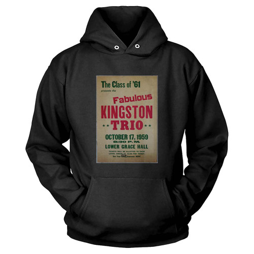 The Kingston Trio Lehigh University 1959 Cardboard Boxing Style  Hoodie